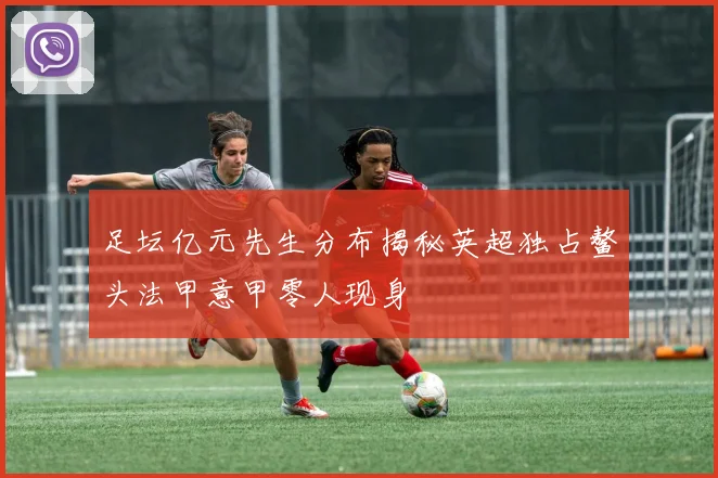 足坛亿元先生分布揭秘英超独占鳌头法甲意甲零人现身